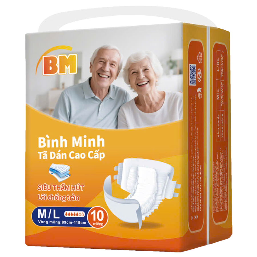 Tã-bỉm dán Bình Minh Crystal